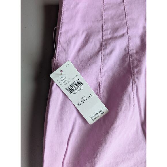 NWT Maeve The Colette Ruffle-hem Cropped Wide-leg Pants Sz 24Tall Lilac #8B507 - Picture 7 of 12